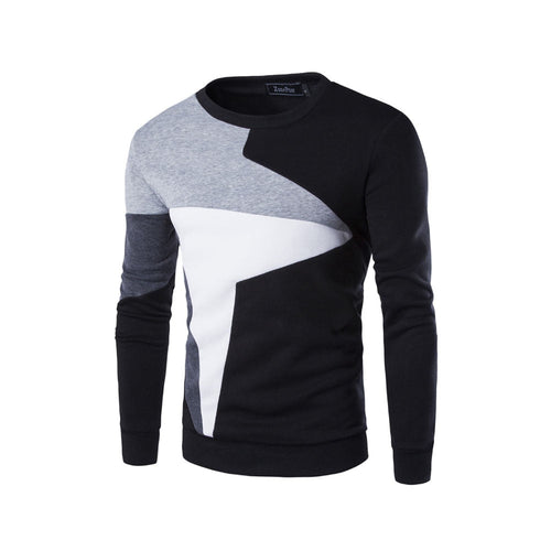 Geo-Patterned Men's Sweatshirt | Trendy | Comfortable & Stylish