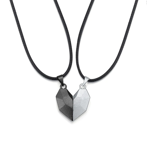Geometric Heart Necklace Set | Matching Necklace Design