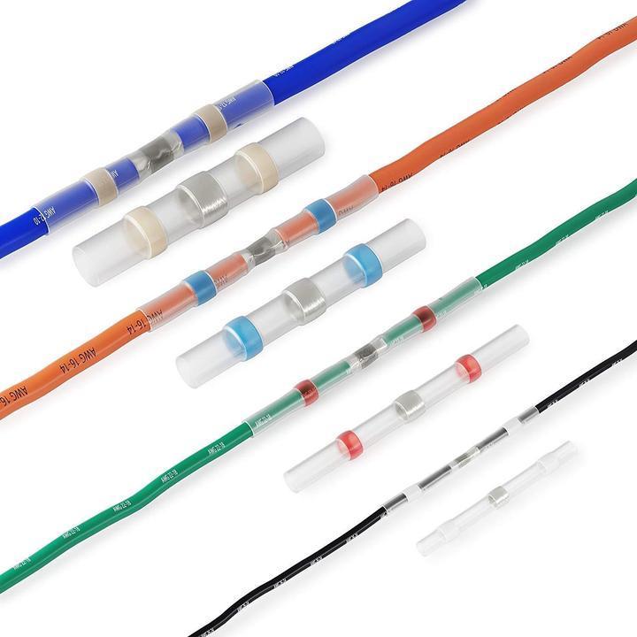 Heat Shrink Wire Connectors Kit | Waterproof Solder Seal for Automotive | Marine | and Home Repairs