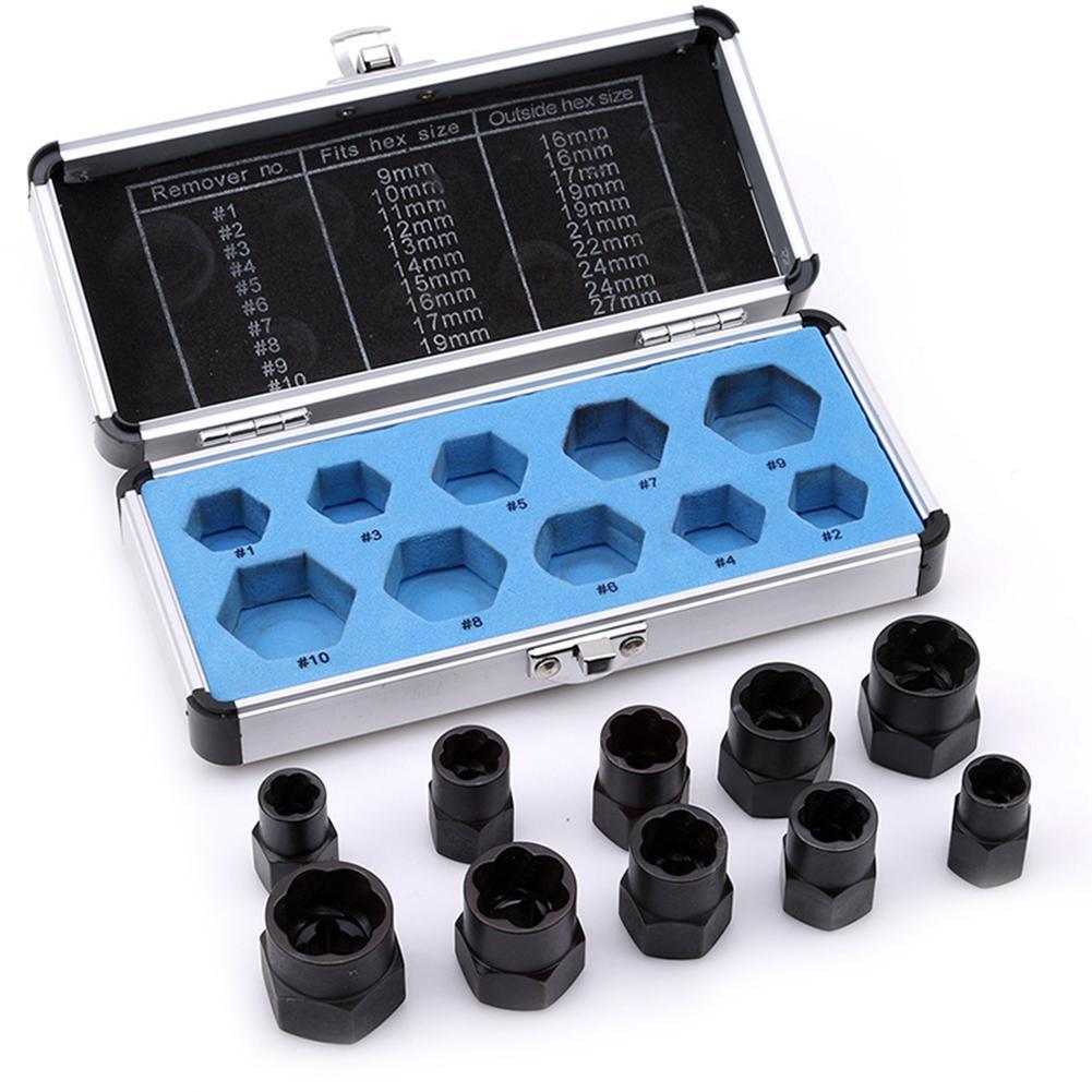 Heavy Duty Bolt Extractor Set | Comprehensive Precision Kit for Stubborn Bolts