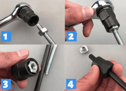 Heavy Duty Bolt Extractor Set | Comprehensive Precision Kit for Stubborn Bolts
