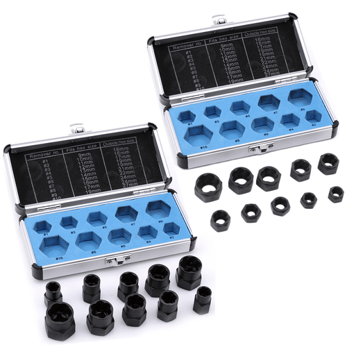 Heavy Duty Bolt Extractor Set | Comprehensive Precision Kit for Stubborn Bolts