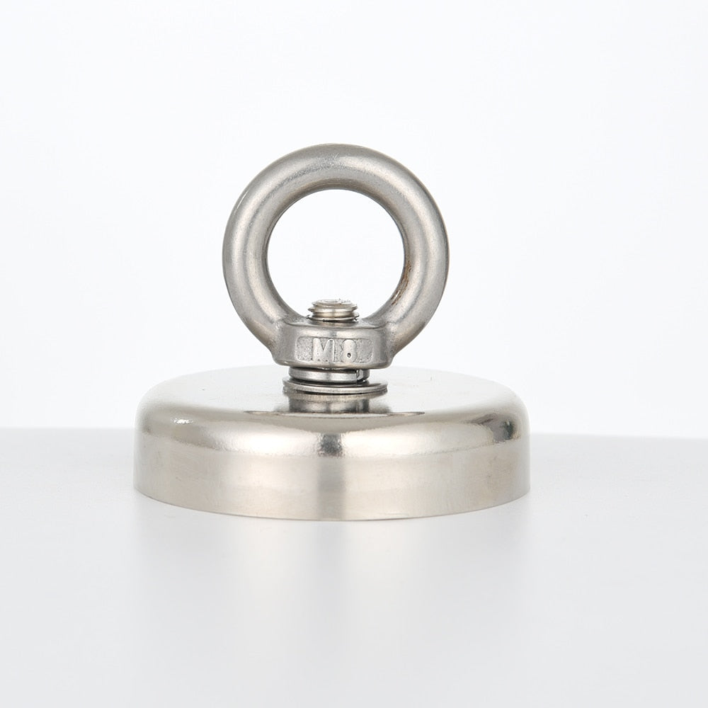 Heavy Duty Magnetic Tool with Eyelet Design | Strong Lifting Power