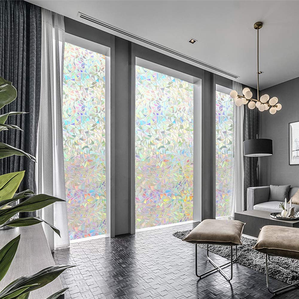 Holographic Privacy Window Film | Decorative Glass Film