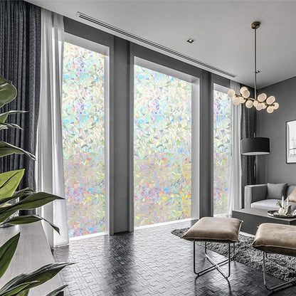 Holographic Privacy Window Film | Decorative Glass Film