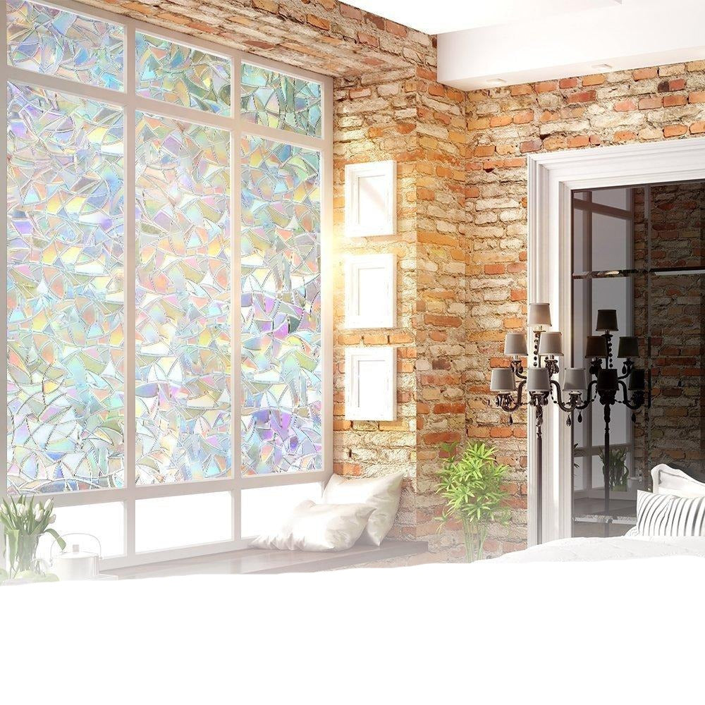 Holographic Privacy Window Film | Decorative Glass Film