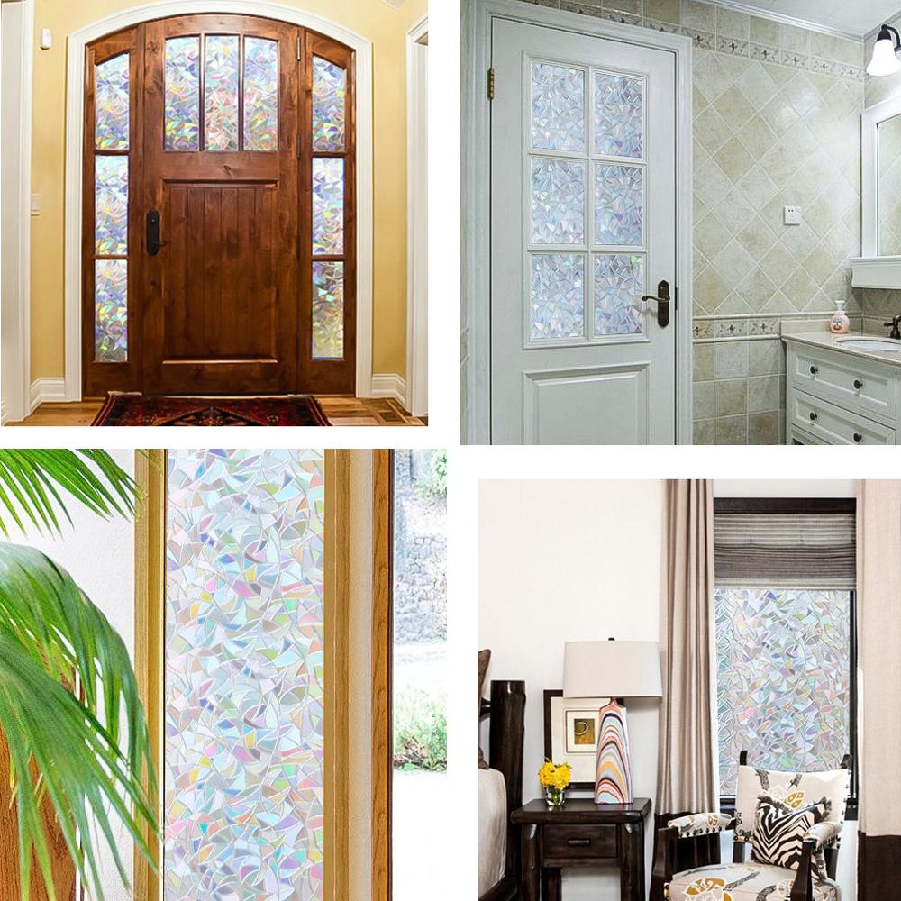 Holographic Privacy Window Film | Decorative Glass Film