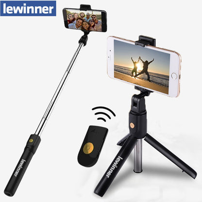 Lewinner Selfie Stick Tripod | Bluetooth Remote Control
