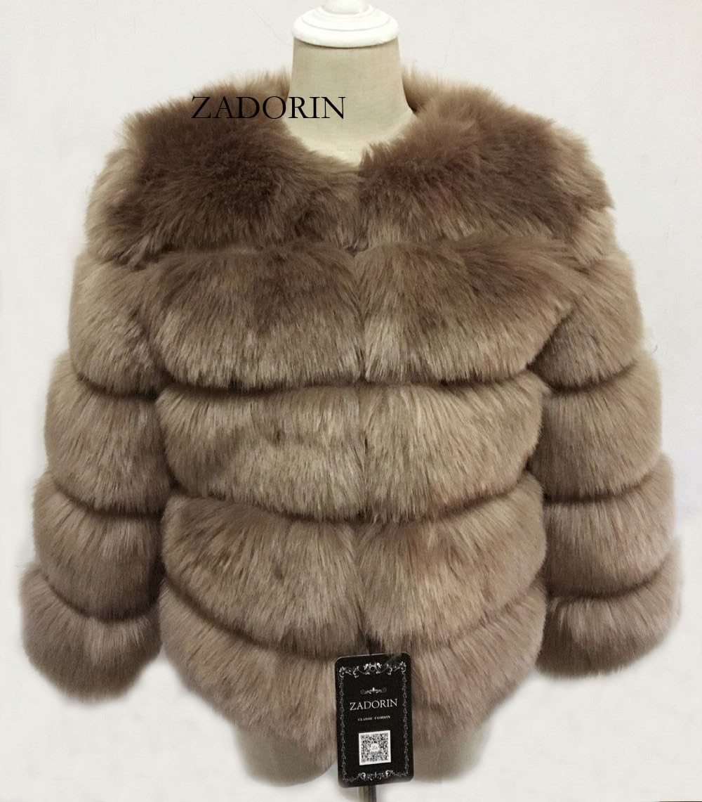 Luxurious Plush Faux Fur Jacket | Vibrant Colors for Winter Wardrobe