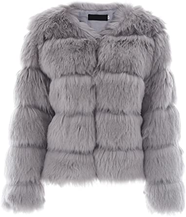 Luxurious Plush Faux Fur Jacket | Vibrant Colors for Winter Wardrobe