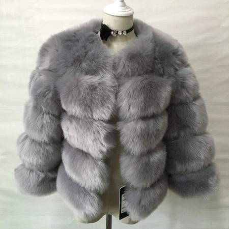 Luxurious Plush Faux Fur Jacket | Vibrant Colors for Winter Wardrobe