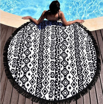 Mandala Round Beach Towel | Vibrant Beach Towel Designs