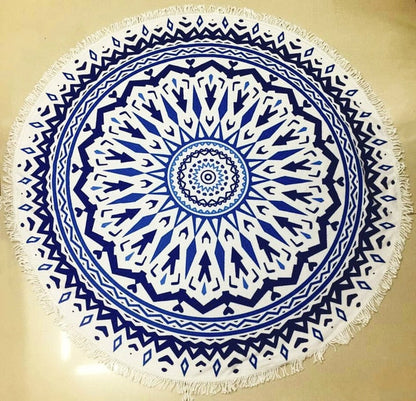 Mandala Round Beach Towel | Vibrant Beach Towel Designs