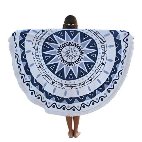 Mandala Round Beach Towel | Vibrant Beach Towel Designs