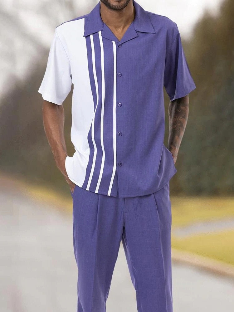 Mosaic Pattern Short-Sleeve Shirts | Versatile | Vibrant Style