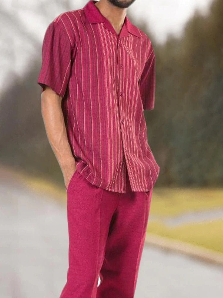 Mosaic Pattern Short-Sleeve Shirts | Versatile | Vibrant Style