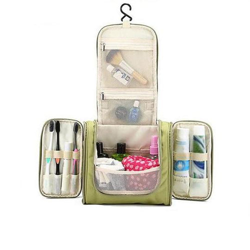 Multi-Compartment Travel Toiletry Bag | Hanging & Water-Resistant