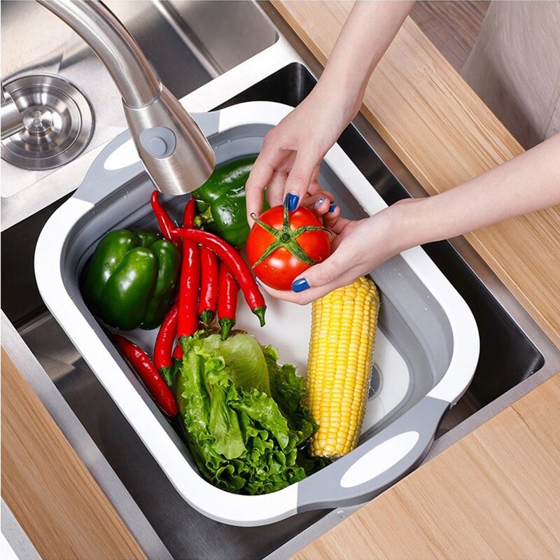 Multi-Functional Collapsible Cutting Board | Versatile and Space-Saving Kitchen Gadget