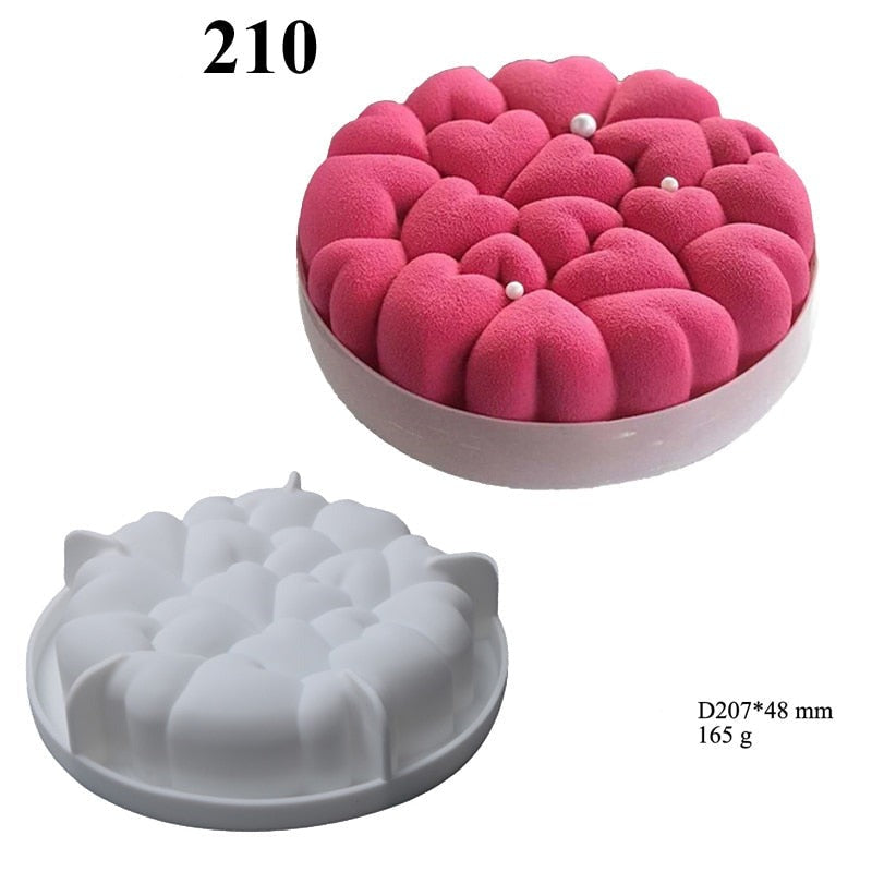 Multi-Shape Silicone Cake Mold Set | Versatile Silicone Mold Design