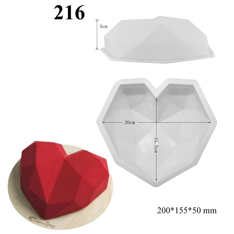 Multi-Shape Silicone Cake Mold Set | Versatile Silicone Mold Design