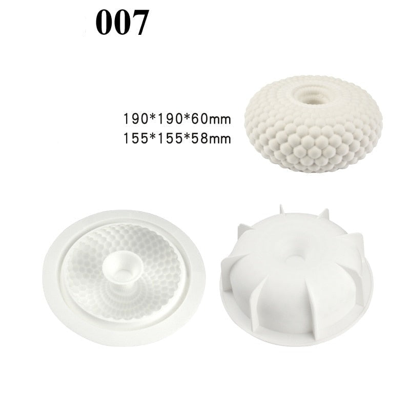 Multi-Shape Silicone Cake Mold Set | Versatile Silicone Mold Design