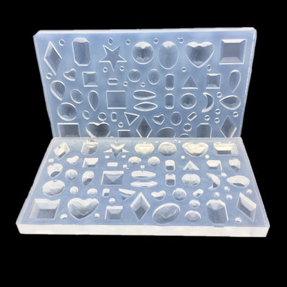 Multifaceted Gem Shape Silicone Molds | DIY Crafting Essential & Resin Jewelry Molds