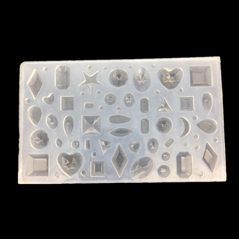 Multifaceted Gem Shape Silicone Molds | DIY Crafting Essential & Resin Jewelry Molds