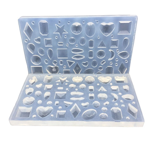 Multifaceted Gem Shape Silicone Molds | DIY Crafting Essential & Resin Jewelry Molds