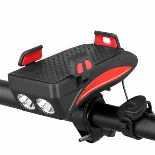 Multifunctional Bike Phone Mount | Bike Phone Holder with LED Lights