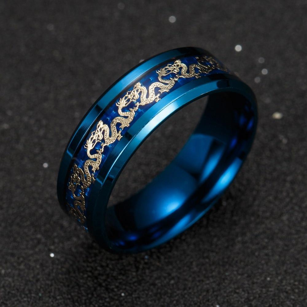 Mystic Dragon Tungsten Ring | Intricate Design