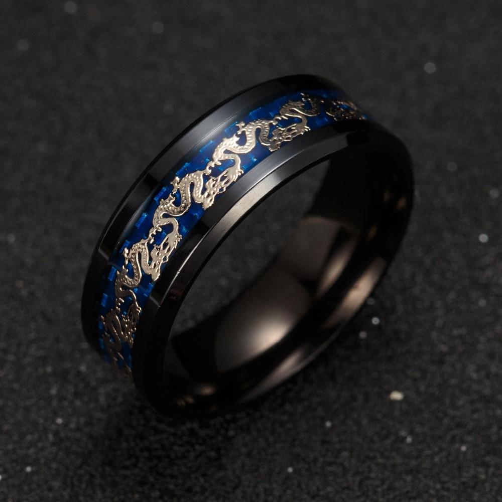 Mystic Dragon Tungsten Ring | Intricate Design