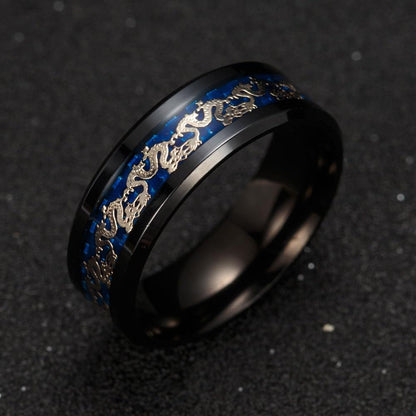 Mystic Dragon Tungsten Ring | Intricate Design