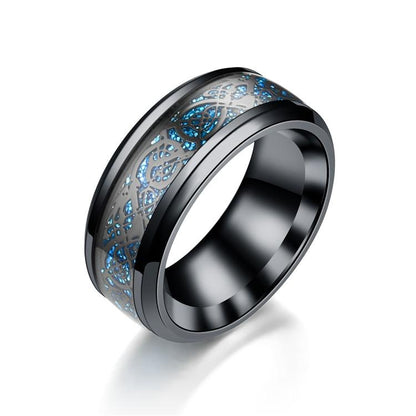 Mystic Dragon Tungsten Ring | Intricate Design