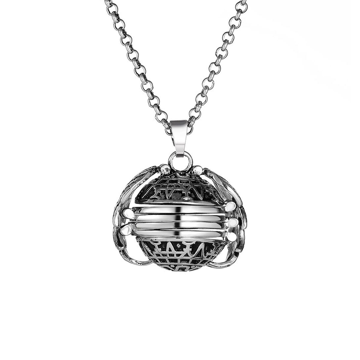 Orbital Pendant Necklace | Intricate Filigree Design | Statement Jewelry