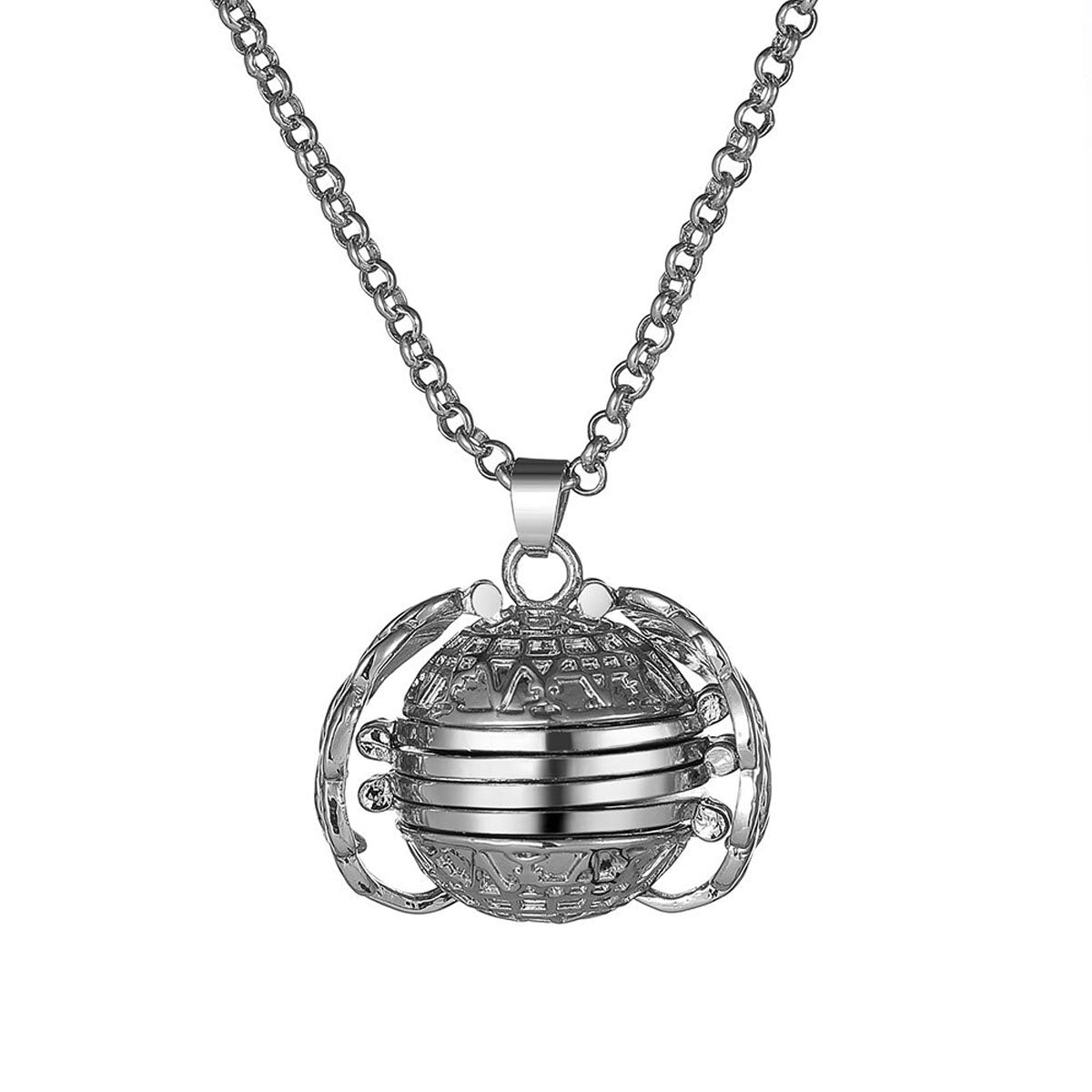 Orbital Pendant Necklace | Intricate Filigree Design | Statement Jewelry