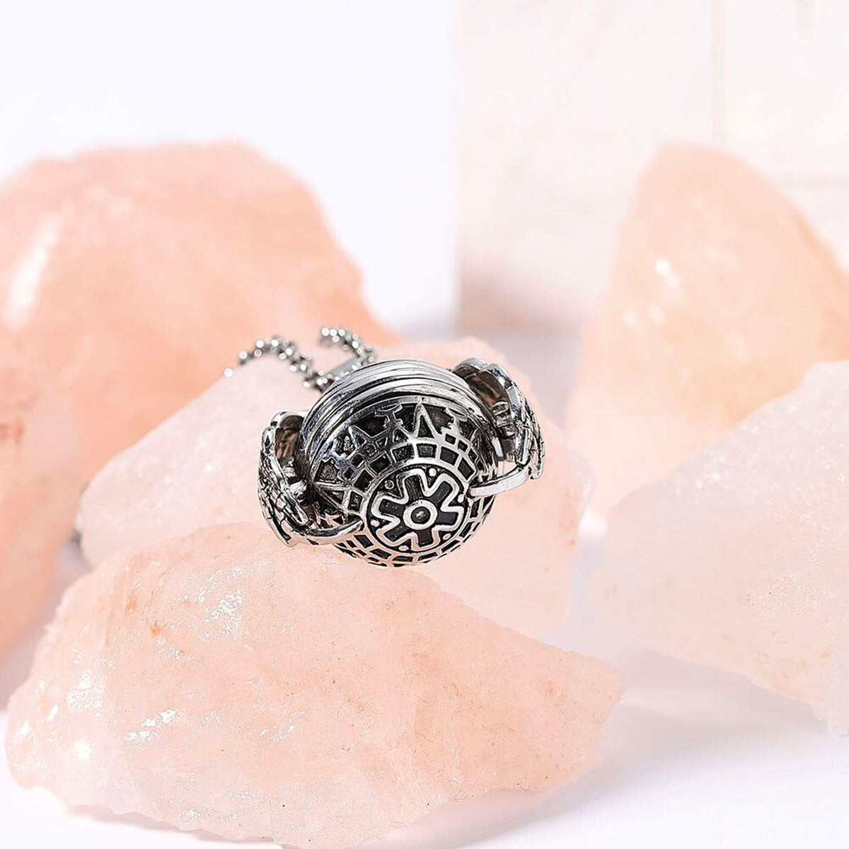 Orbital Pendant Necklace | Intricate Filigree Design | Statement Jewelry