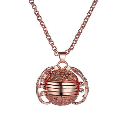 Orbital Pendant Necklace | Intricate Filigree Design | Statement Jewelry
