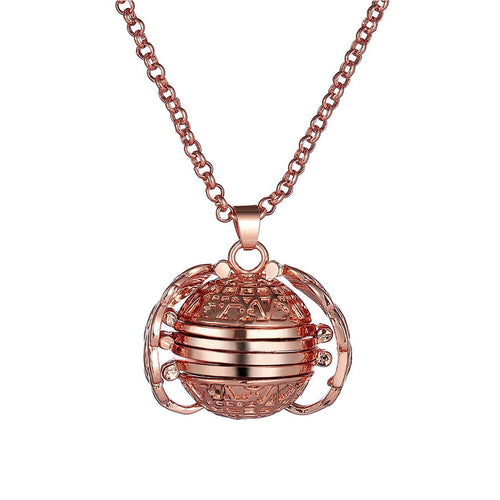 Orbital Pendant Necklace | Intricate Filigree Design | Statement Jewelry