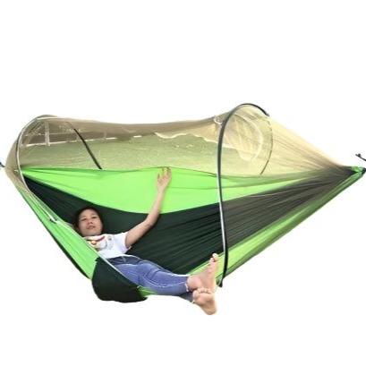 Outdoor Camping Hammock | Integrated Bug Net | Portable and Lightweight