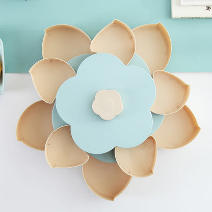 Petal Shaped Snack Box | Rotating Snack Compartments