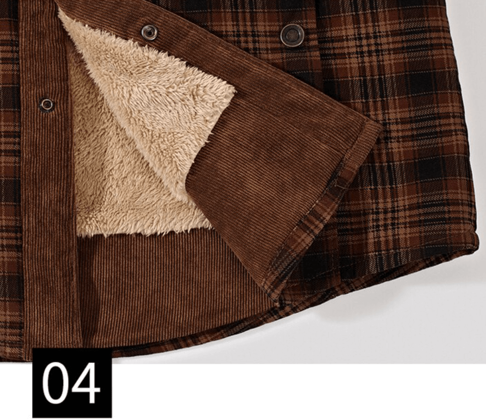 Plaid Fleece-Lined Jacket | Cozy & Stylish Outerwear
