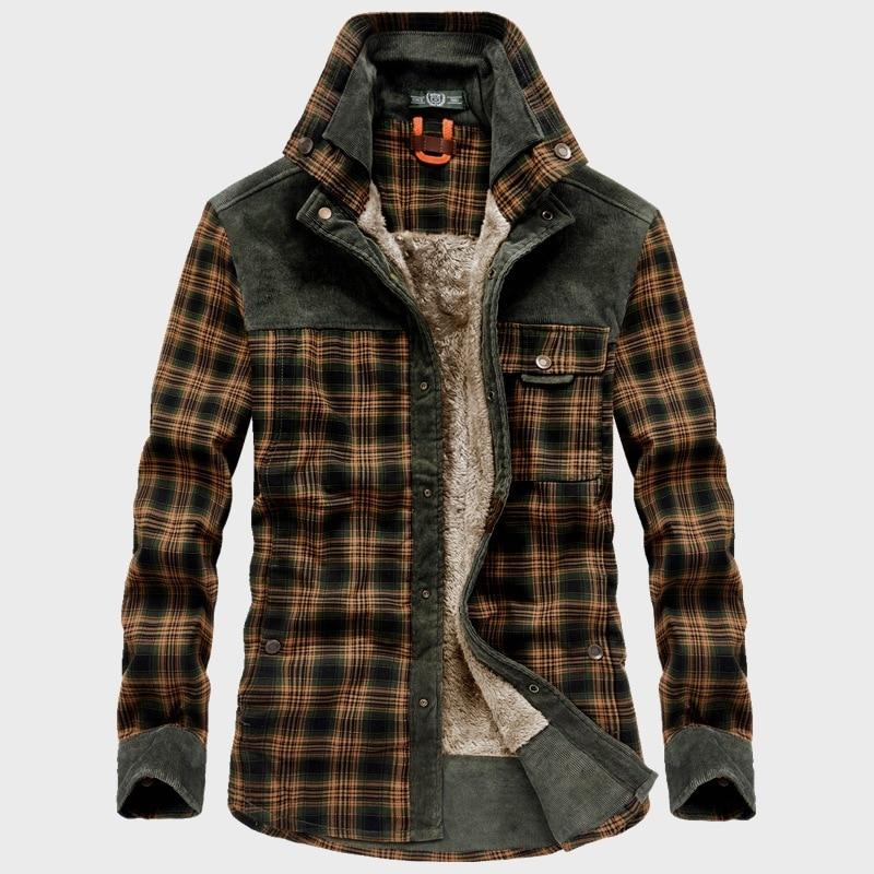 Plaid Fleece-Lined Jacket | Cozy & Stylish Outerwear