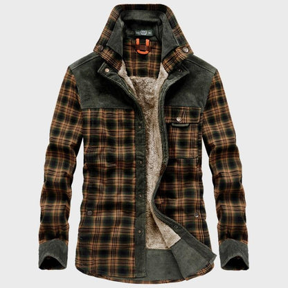 Plaid Fleece-Lined Jacket | Cozy & Stylish Outerwear