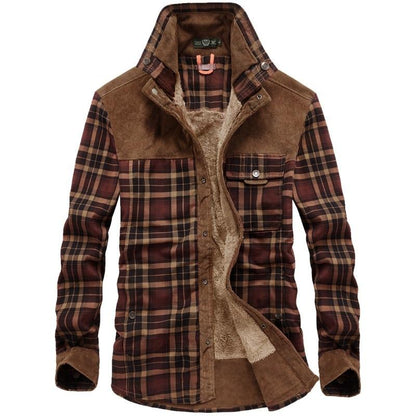 Plaid Fleece-Lined Jacket | Cozy & Stylish Outerwear