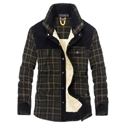 Plaid Fleece-Lined Jacket | Cozy & Stylish Outerwear