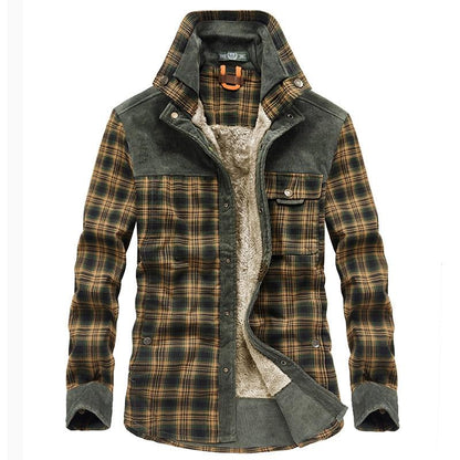 Plaid Fleece-Lined Jacket | Cozy & Stylish Outerwear