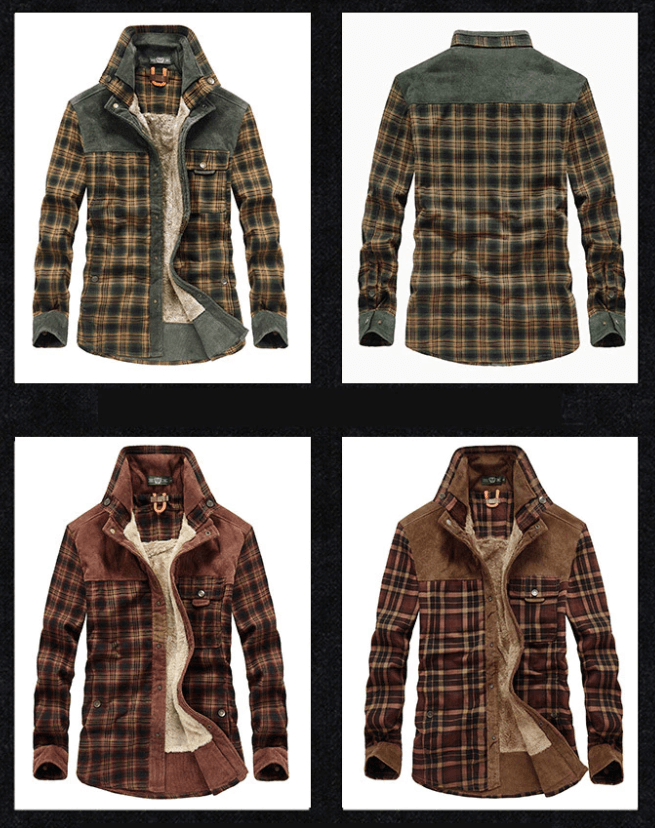 Plaid Fleece-Lined Jacket | Cozy & Stylish Outerwear
