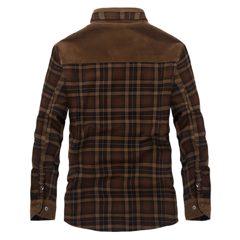 Plaid Fleece-Lined Jacket | Cozy & Stylish Outerwear