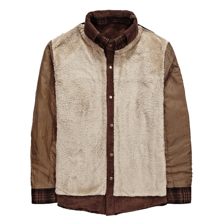 Plaid Fleece-Lined Jacket | Cozy & Stylish Outerwear