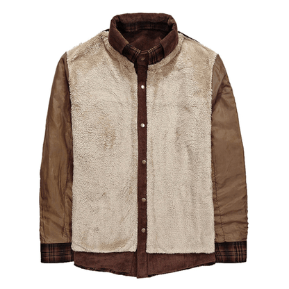 Plaid Fleece-Lined Jacket | Cozy & Stylish Outerwear